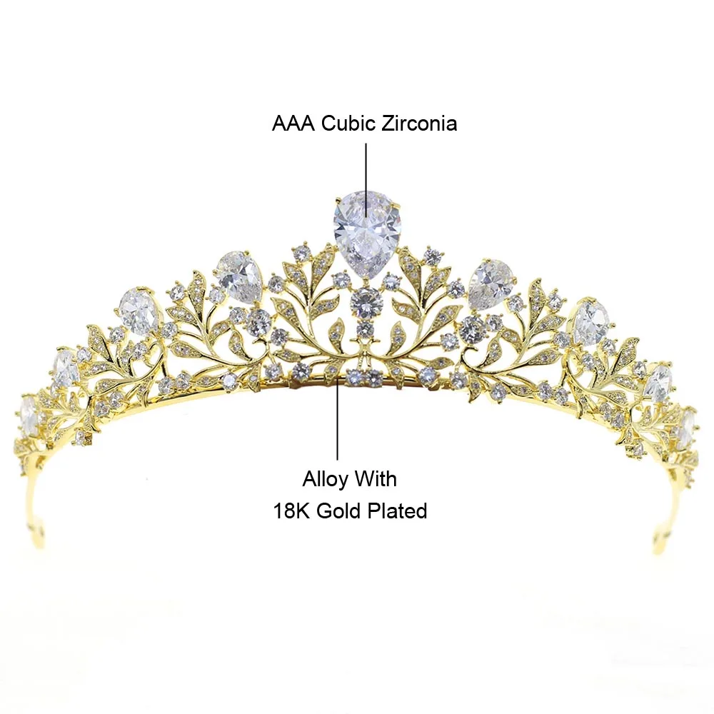 Фирменные высококачественные аксессуары для волос Red Trees свадебная Роскошная