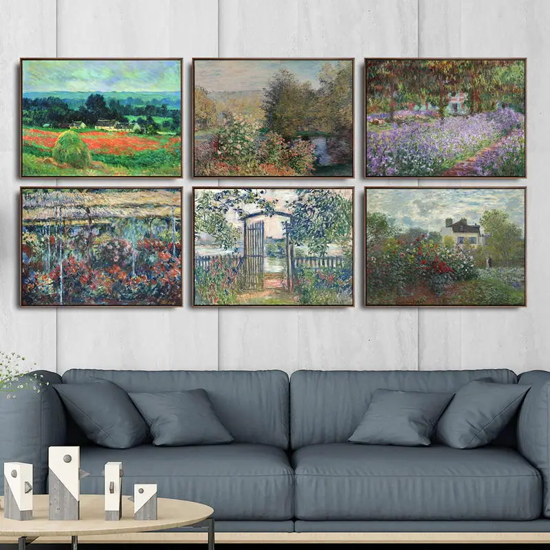 Украшение дома художественные настенные картины Фро гостиная холст с печатью