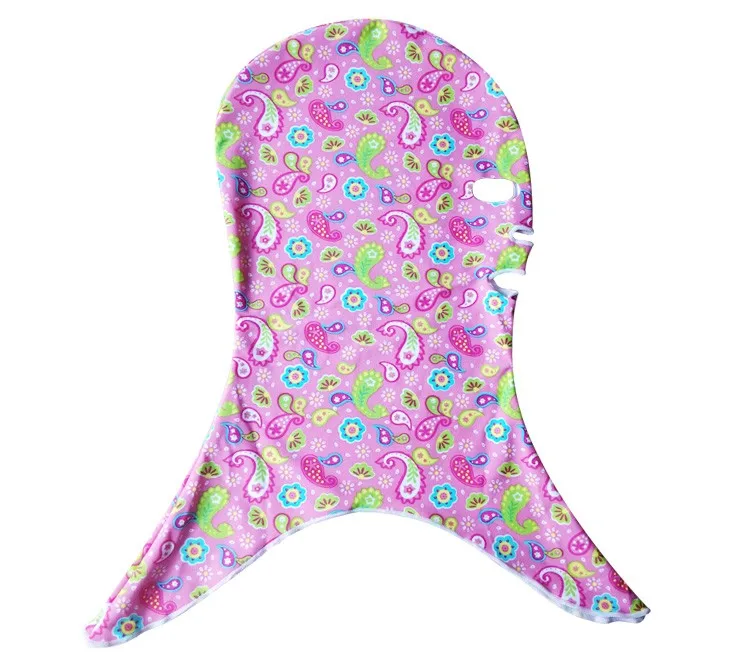SBART Lycra swim ming cap s для женщин Цветочный плавающий колпачок защита для ушей фейкини летняя Балаклава анти-УФ плавающий мин Солнцезащитная маска для лица