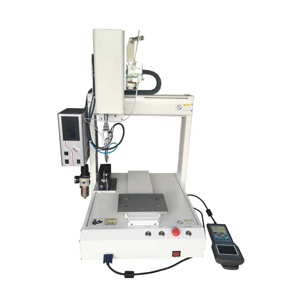 

IBK 4 axis vertical automatic soldering robot welding machine for pcb phone charger