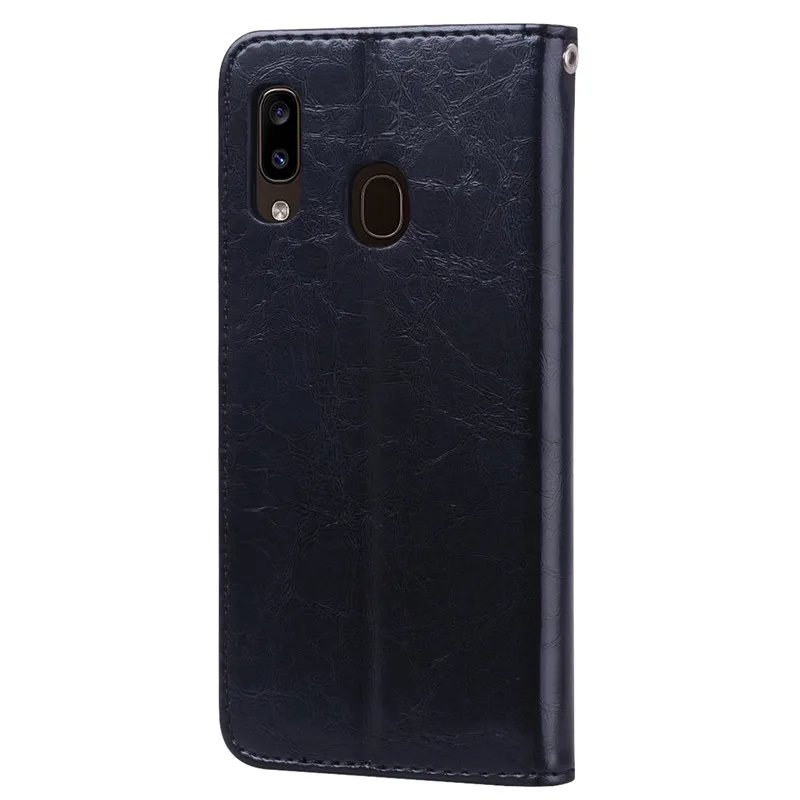 Роскошный кожаный флип-чехол для samsung Galaxy A20E чехол силиконовый A20 A 20 E 20E кошелек чехол для телефона Funda samsung A20 чехол Coque