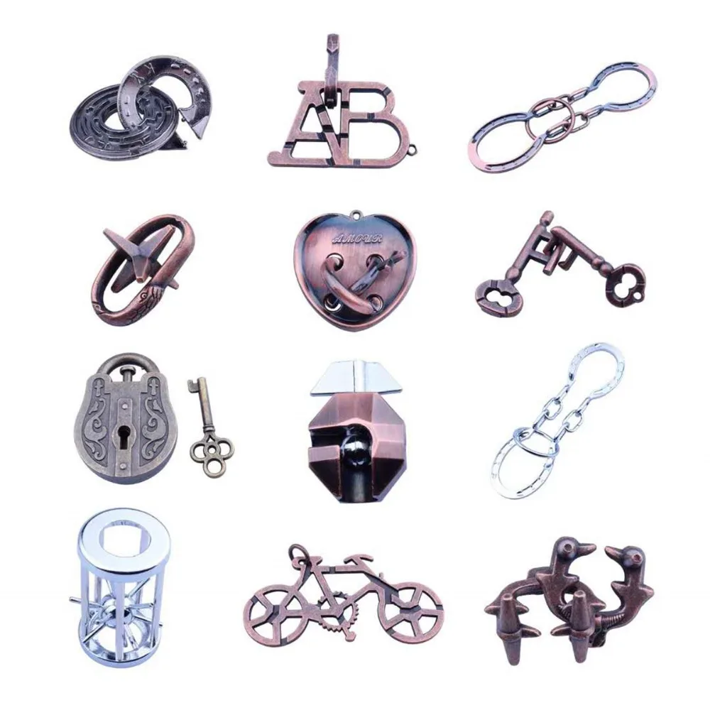 Головоломка с металлической проволокой головоломка IQ Mind Brain Teaser 1 30 шт./компл. для