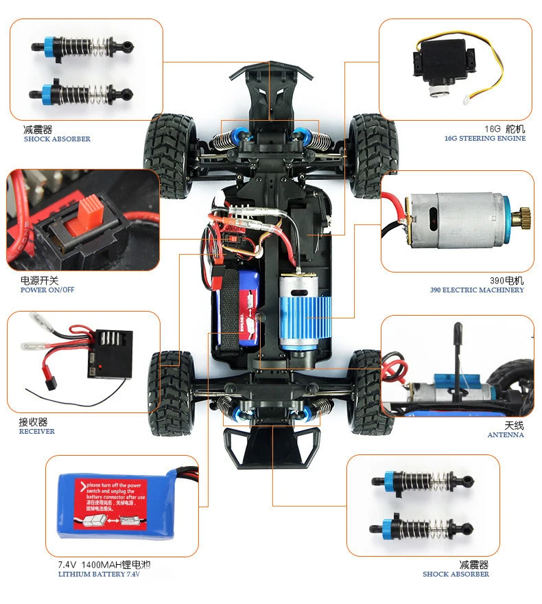 70 км/ч Wltoys K929-B 1:18 2 4g Rc автомобиль электрический привод на 4WD вал монстр грузовик