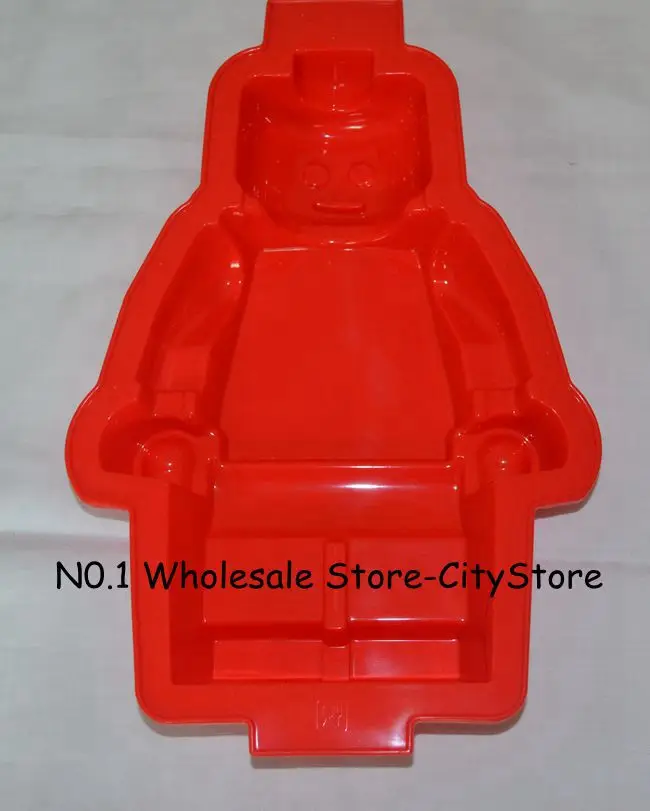 Бесплатная доставка 400 шт./лот новинка минифигурка человек Силиконовый поднос