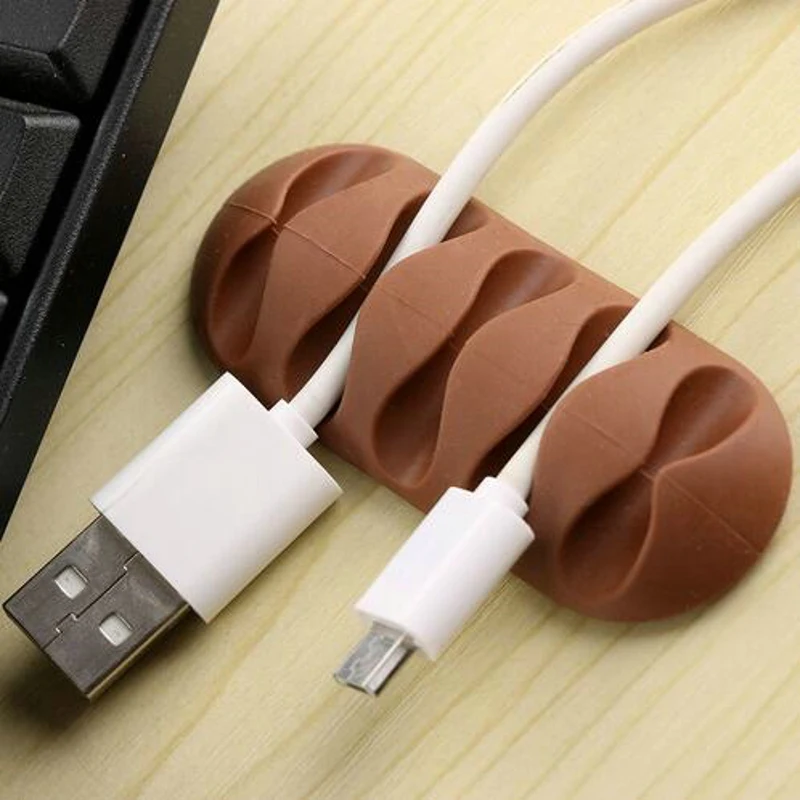 Dehyaton кабель Winder гибкий силиконовый usb Органайзер проводной шнур Управление