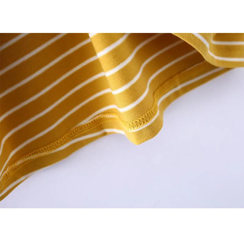 Платье футболка женское летнее в полоску с коротким рукавом|Женские платья| |