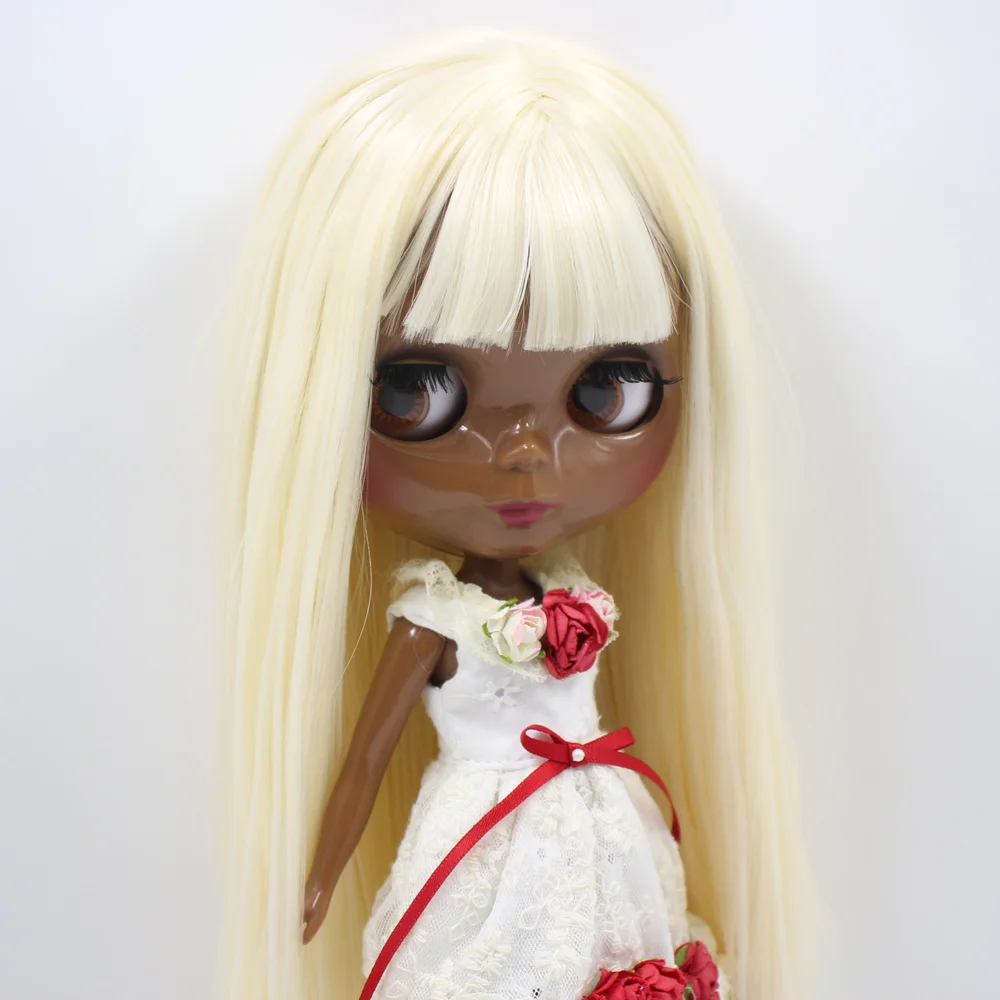 Кукла на заказ ICY DBS Blyth No.BL340 светлые волосы супер темная кожа azone S 1/6 bjd OB24 ANINME GIRL |