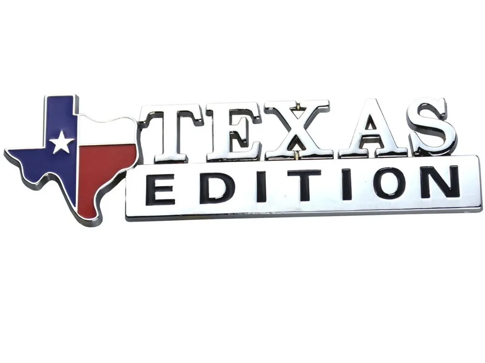 1 шт. эмблема Texas Edition Longhorn государственный флаг хромированный логотип грузовика