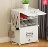 Красный DIY простой шкаф для обуви многоцветная сборка экономичная Пылезащитная домашняя обувь шкаф многослойный шкаф - Цвет: Красный