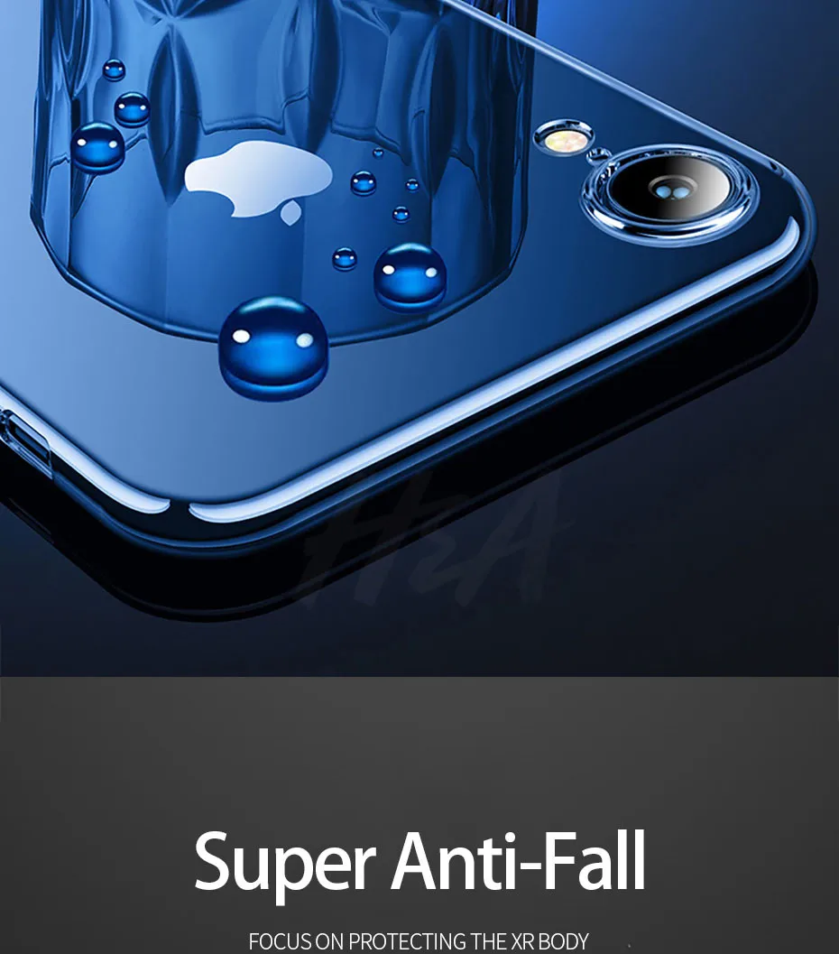 H& A Ультратонкий Прозрачный чехол для Apple iPhone X XS Чехлы для Max XR прозрачный мягкий ТПУ чехол для iPhone XR XS Max чехол для телефона Capa
