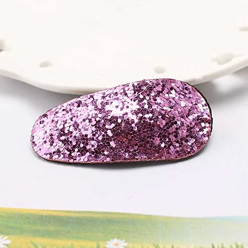purple 1 шт., милые детские заколки для девочек, блестящие заколки для волос, заколки для волос, цветные блестящие украшения для волос, аксессуары для волос - Цвет: purple