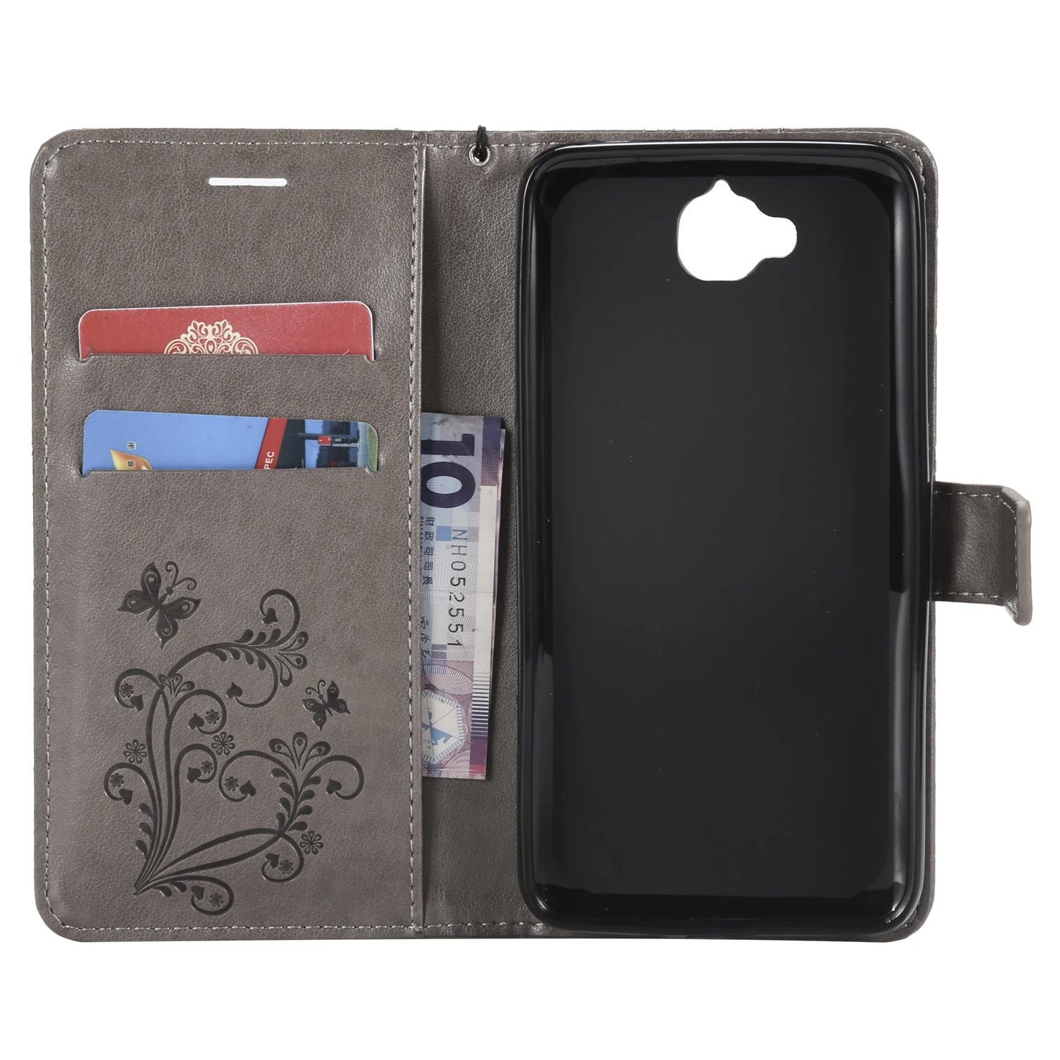 New Butterfly For Huawei Honor 7 Plus 7x 7c 7A Pro case Book Style Wallet Flip Leather silicone back cover fundas phone bag | Мобильные
