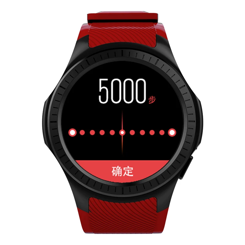 Красный Microwear L1 профессиональные спортивные Смарт-часы четырехъядерный Смарт-часы MTK2503 2G Wifi BT вызов 0.2MP TF карта для Android IOS - Цвет: Красный
