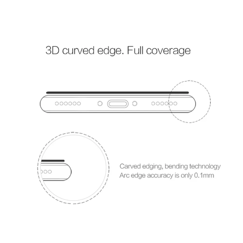 Для iphone X стекло NILLKIN Amazing 3D CP+ MAX нанометр Анти-взрыв 9 H Закаленное стекло протектор экрана для iphone 10 крышка