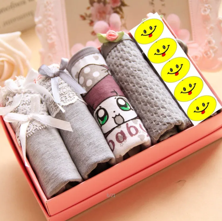 4pcs-252-8 4 шт./лот, женское нижнее белье, трусы, высокое качество, для девушек, сексуальные женские трусики, кружевные трусики для женщин, хлопковое Сексуальное белье - Цвет: 4pcs-252-8