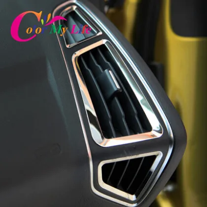 6 шт./компл. наклейка на вентиляционные отверстия из нержавеющей стали с