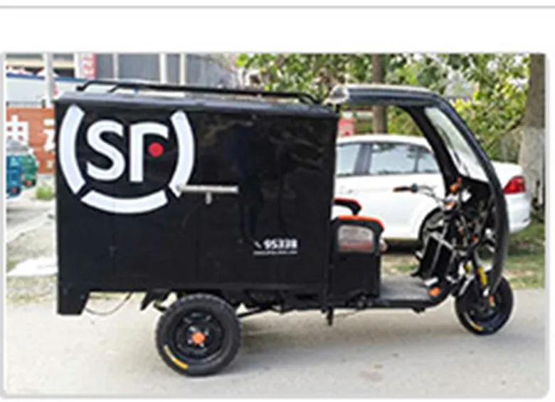 TJ-DKC-SF-60V-20AH-1000W-Tricycle passenger cabinet freight electric tricycle with food fruit plate | Спорт и развлечения