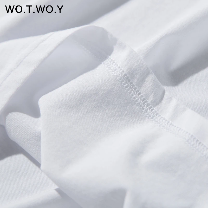 WOTWOY 2019 летние однотонные базовые бриллиантовые футболки женские хлопковые