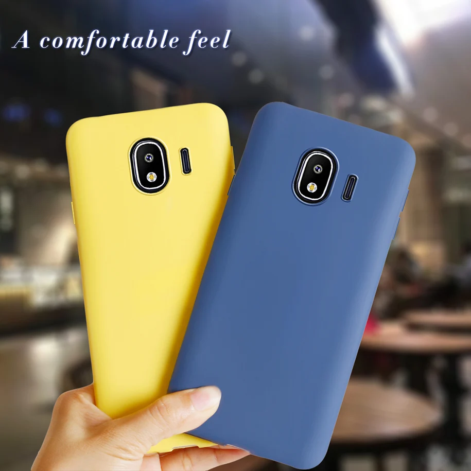 Мягкий ТПУ чехол для Fundas Samsung J4 2018 Galaxy J400F J400 SM-J400F силиконовый телефона | Мобильные