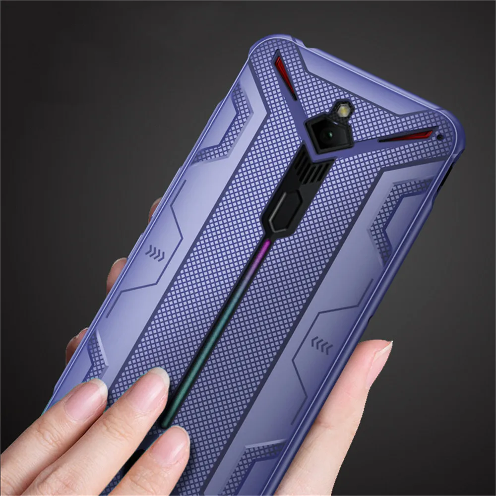 Противоударный защитный чехол для смартфона из ТПУ для Nubia Red Magic 3, чехол для рассеивания тепла, чехол с поддержкой геймпада для Red Magic 3, чехол