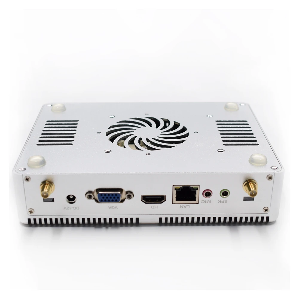 Мини ПК без вентилятора Windows 10 Pro Core i3 4010Y i7 4610Y i5 7200U 4500U Barebone HDMI VGA неттоп HTPC|Мини ПК| |