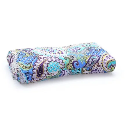 Full buckwheat pillow Traditional cotton coarse cloth pillowcase Neck health care cervical single buckwheat leather pillow - Цвет: 02