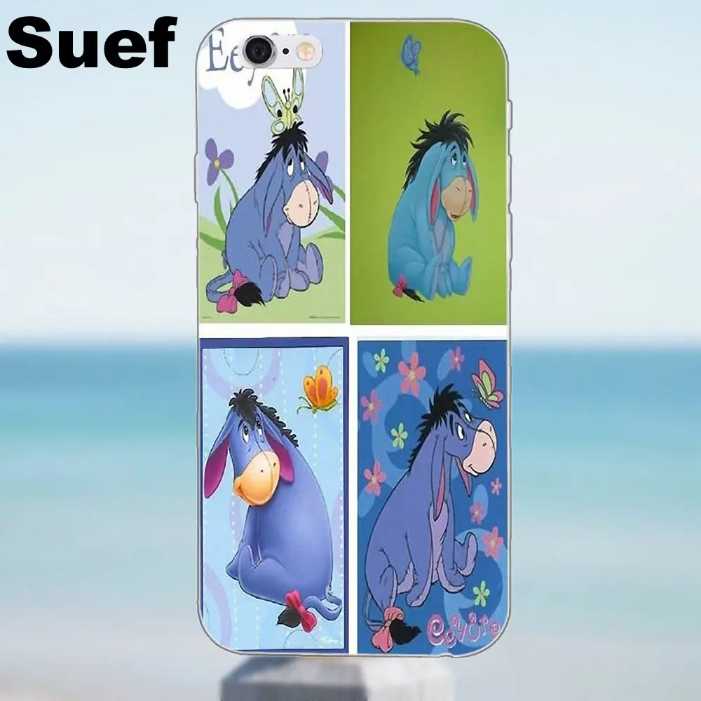 Для iPhone 4 4S 5 5S 5C SE 6 6S 7 8 Plus X Samsung Galaxy A3 A5 J1 J3 J5 J7 2016 2017 чехлы из ТПУ с рисунком Ослика|for