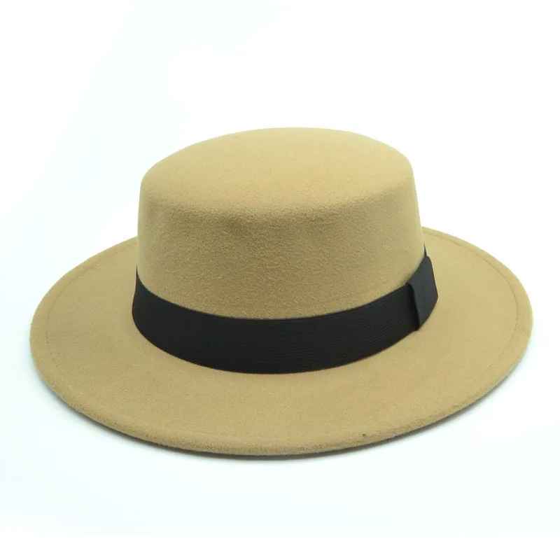 Модная мужская кепка fedoras wo Мужская модная джазовая шляпа лето весна черная Шерстяная Смесь Кепка Уличная Повседневная круглая Кепка s Bowler шапки