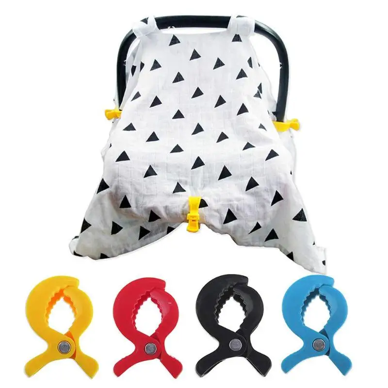 7cm Pram Clip Baby Car Seat Accessories Toy Lamp Stroller Peg To Hook Cover Blanket Clips Mosquito Net FCI# | Мать и ребенок