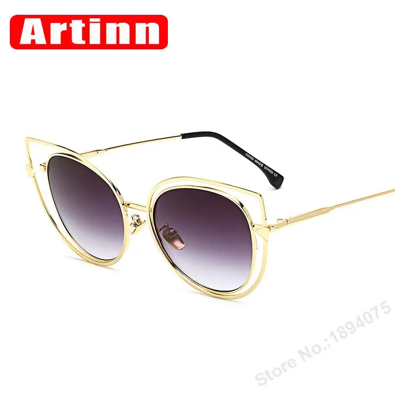 Очки солнцезащитные женские в стиле кошачий глаз 2017|retro sun glasses|brand glassesdesigner glasses |