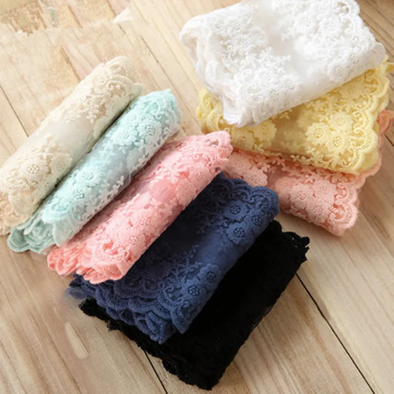 2 ярда вязаная кружевная ткань из чистого хлопка аксессуары для шитья постельное