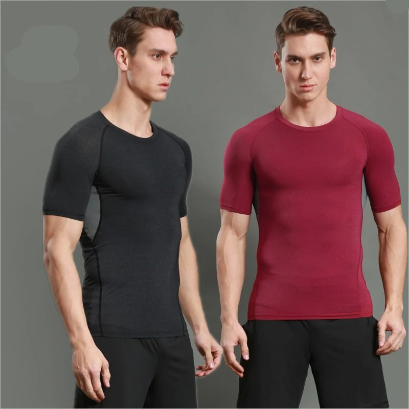 Мужская футболка для фитнеса Повседневная хлопковая лето 2017|men clothes|mens clothes brandsmens