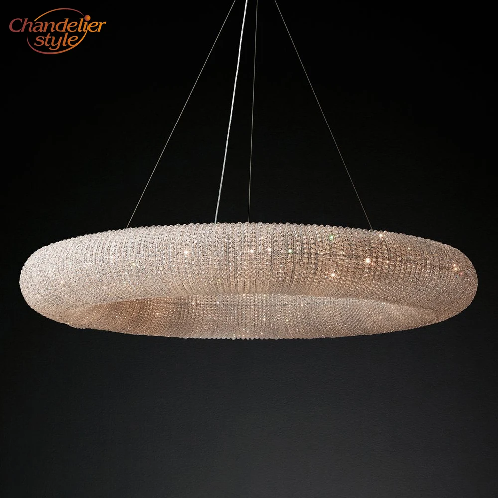 Хрустальная люстра, современная люстра, светильник ing Lustre de Cristal, люстра, лампа, светодиодный подвесной светильник, светильник