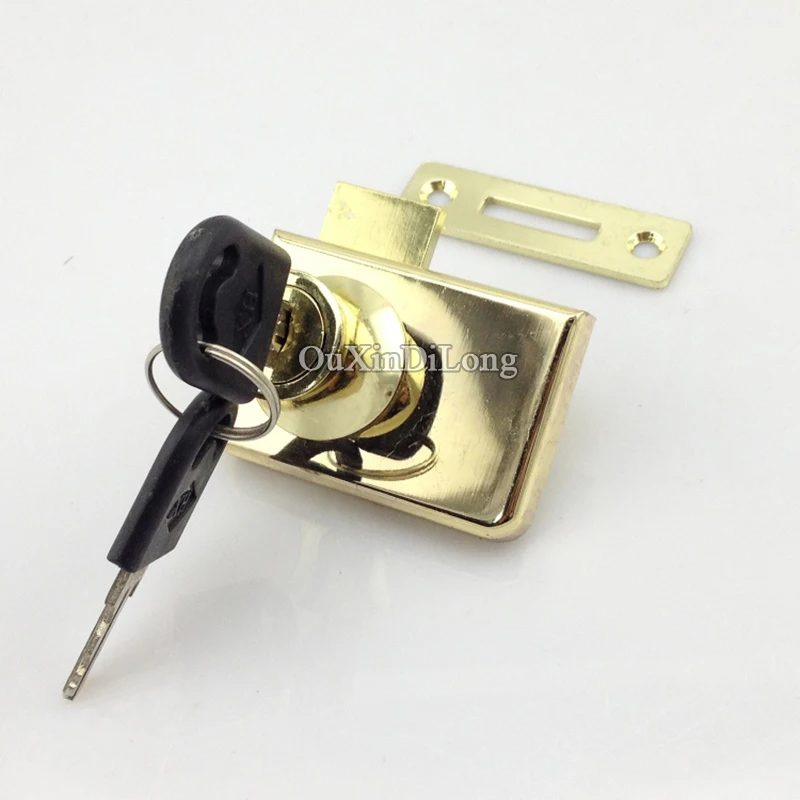 Горячая Распродажа 10 комплектов двойные стеклянные витрины замки витрина для