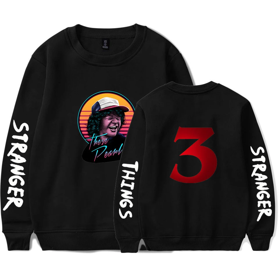 Толстовка с принтом Stranger things 3 модные женские/мужские свитшоты длинными рукавами