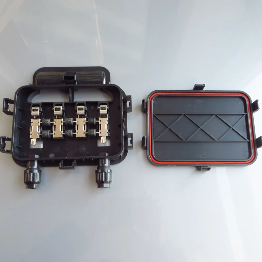 250 W-350 W распределительная коробка питания от солнечной панели водонепроницаемый IP65 для Панели солнечные подключатель солнечной панели кабельное соединение с 6 диод
