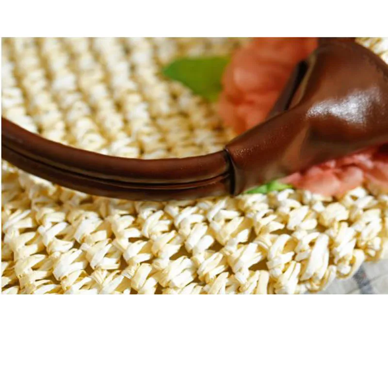 Пляжная соломенная сумка на молнии для женщин повседневные большие плетеные