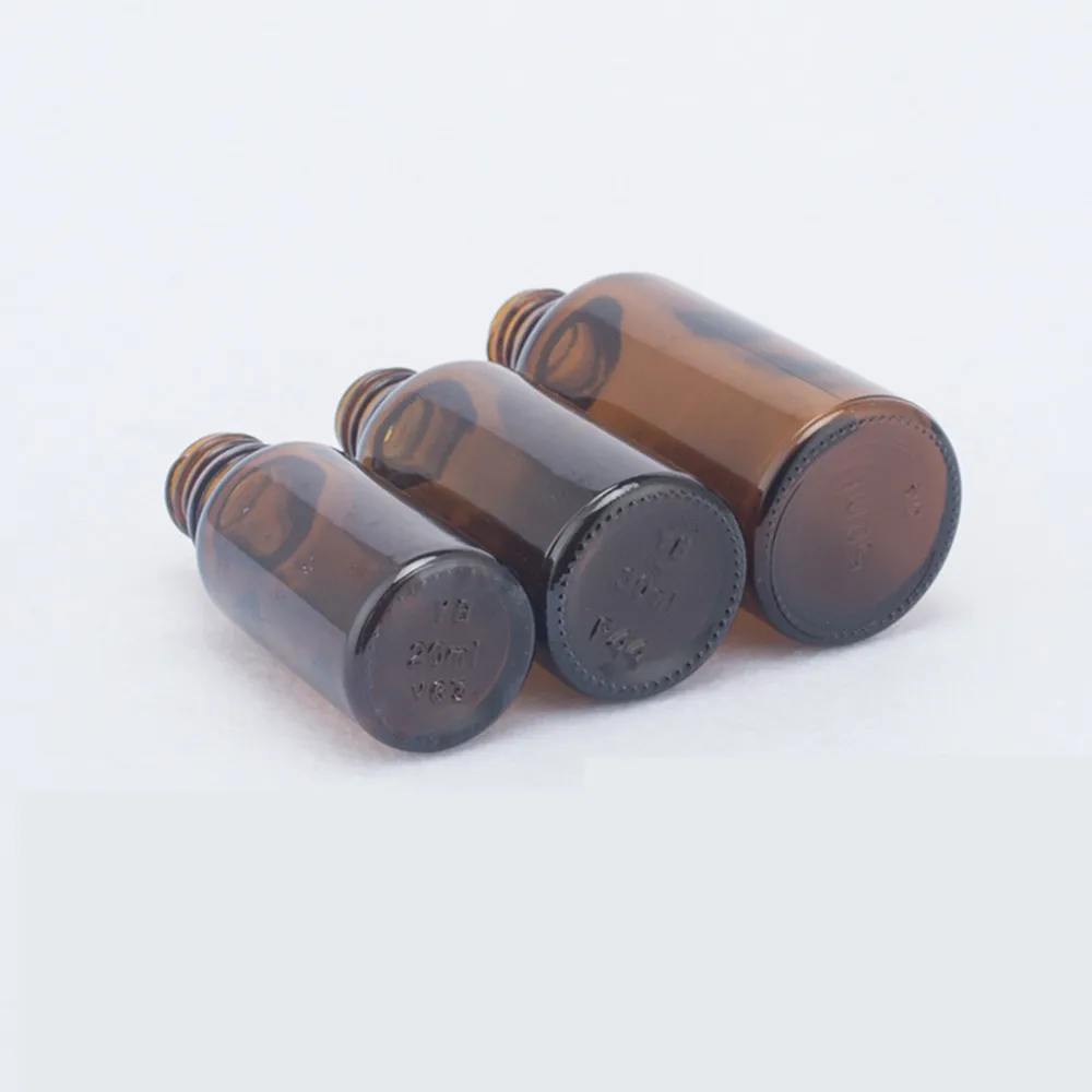 6 шт. 30 мл янтарно-зеленая Синяя Прозрачная Стеклянная стеклянная бутылка с