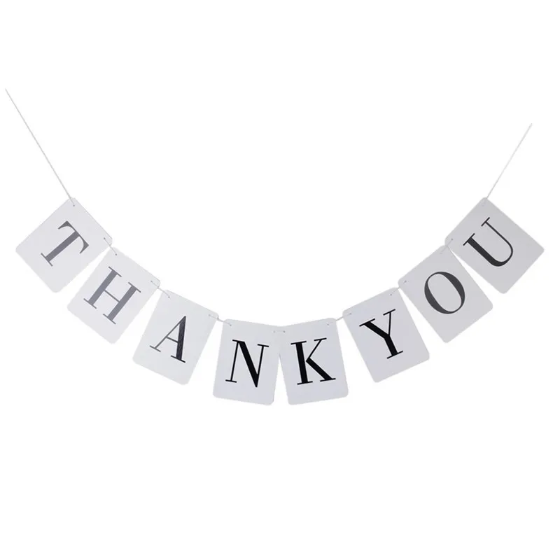BESTOYARD благодарим вас бумажные баннеры для свадебной вечеринки|gift gifts|gift favorgift supplies