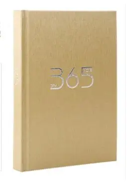 Golden blank page Год A5 календарь ноутбук черный дневник школьный офисная техника ежедневно еженедельно ежемесячно планировщик повестки дня пустую страницу блокноты - Цвет: Golden blank page