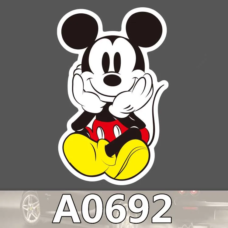 Мультяшные наклейки с Микки Маусом интересные коробки для ноутбука гитары