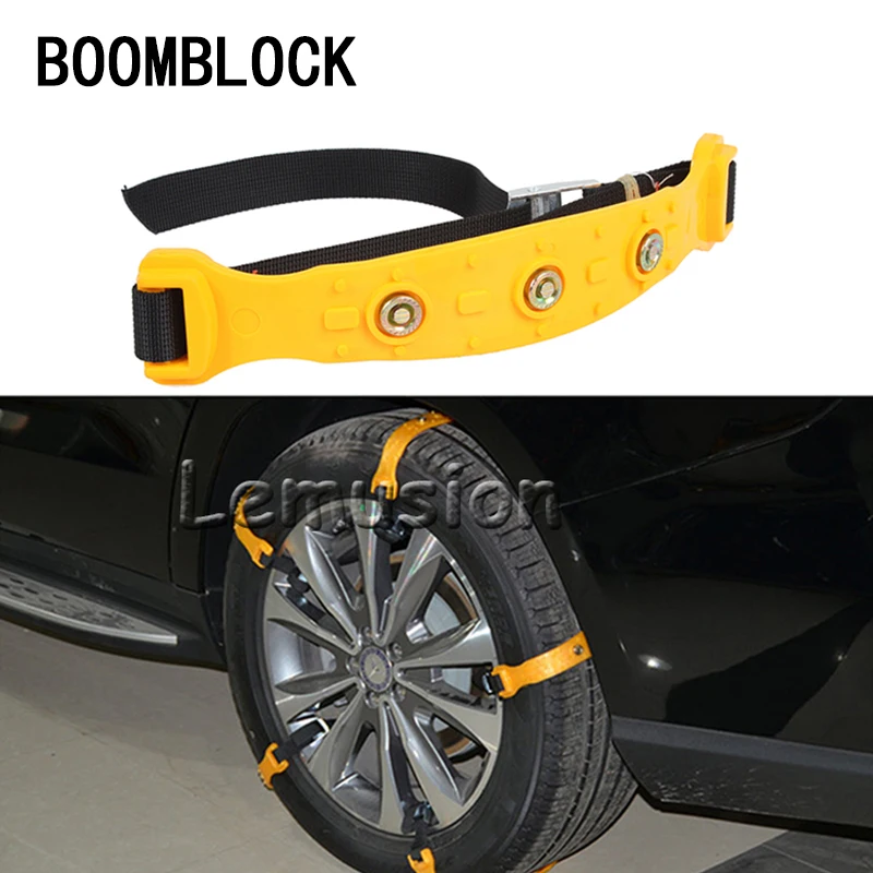 

BOOMBLOCK 10X Автомобильная колесная шина противоскользящая цепь из ТПУ для Renault Duster Laguna Megane 2 3 Logan Captur Clio для Jaguar XE XF XJ
