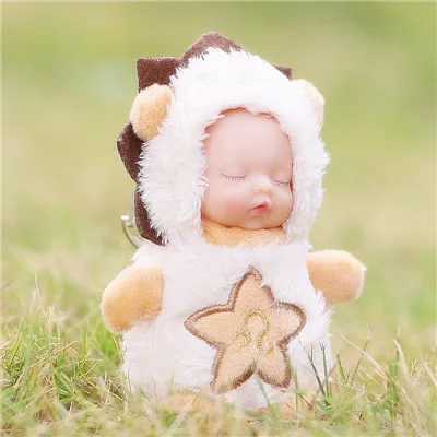 Мода Kawaii Тоторо плюшевый брелок с помпоном Спящая кукла брелок для женщин аксессуары для сумок автомобильный брелок - Цвет: as photo