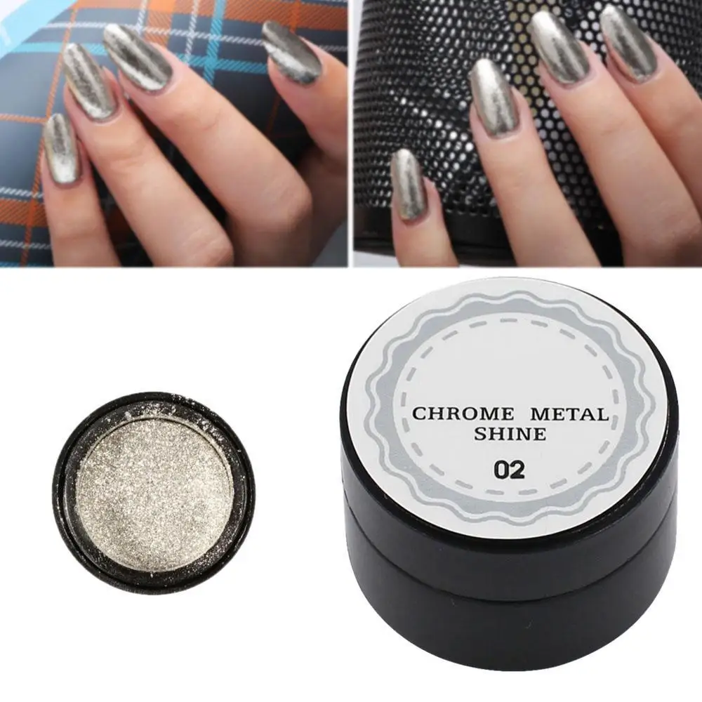 5 г/кор. блестящее зеркало для ногтей волшебный порошок серебро великолепный