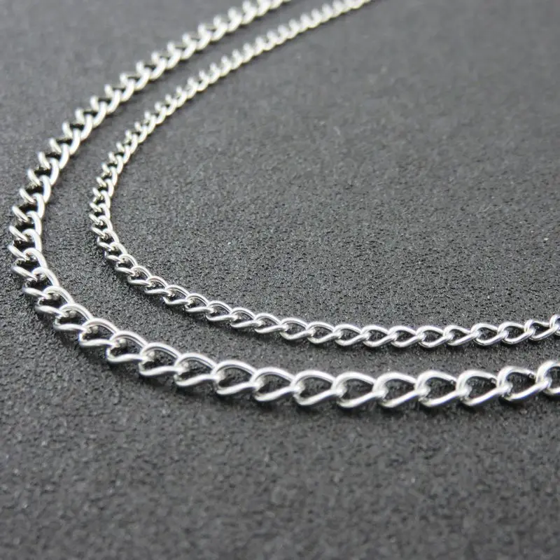 Женская цепочка Роло 2 2/4 мм из нержавеющей стали 50 см 60 70 80 | Украшения и