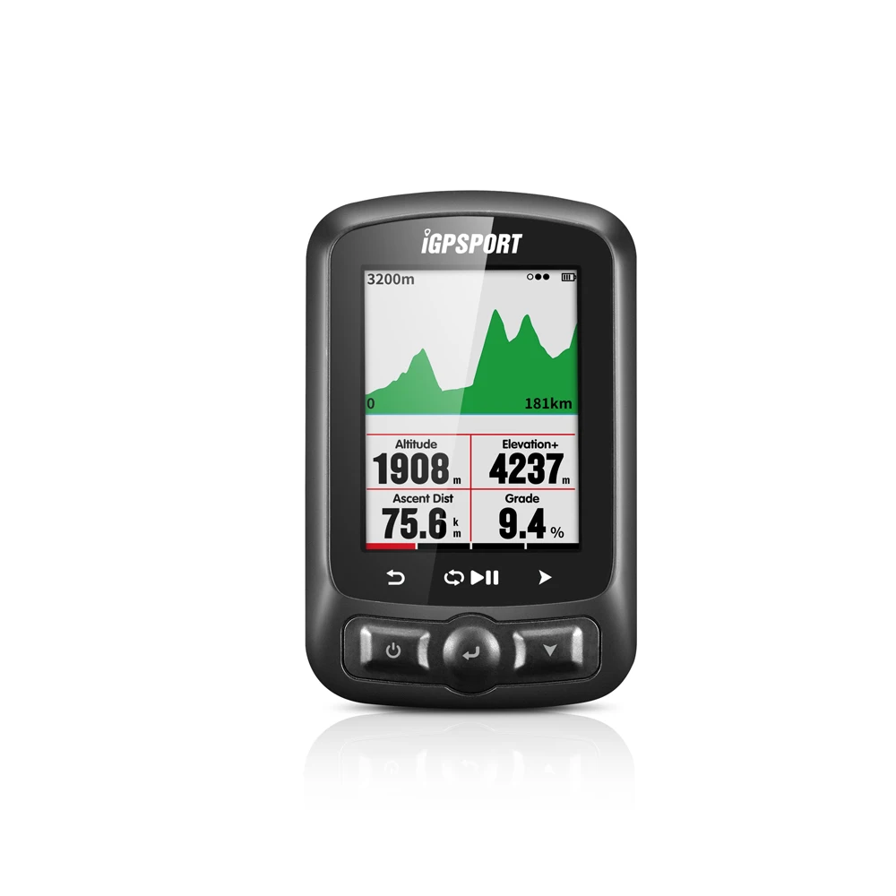 iGS618 Standard Gps велосипедный измеритель мощности iGS618 i gps порт циклический компьютер gps навигация Спидометр IPX7 3000 часов хранения данных - Цвет: iGS618 Standard