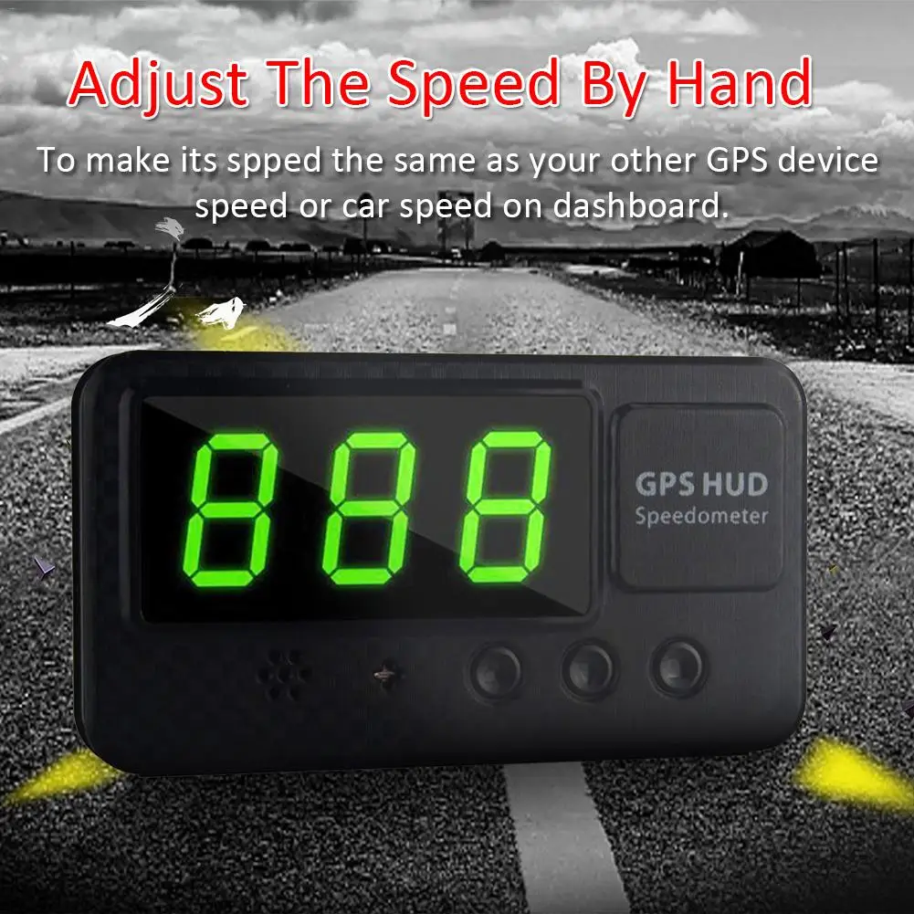 2019 Новый C60S Автомобильный цифровой gps измеритель скорости дисплей км/ч MPH для