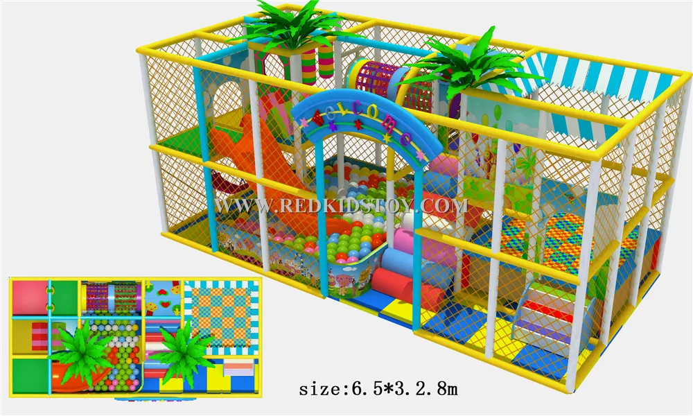 2015 одобренное CE безопасное детское Крытое оборудование для игровых площадок