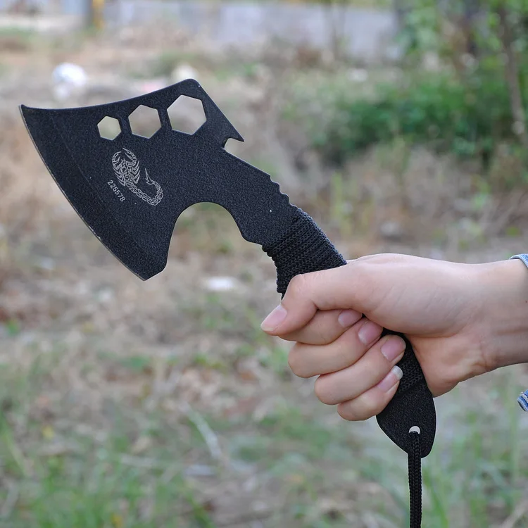 Открытый Кемпинг из нержавеющей стали многофункциональный топор с ножнами|axe