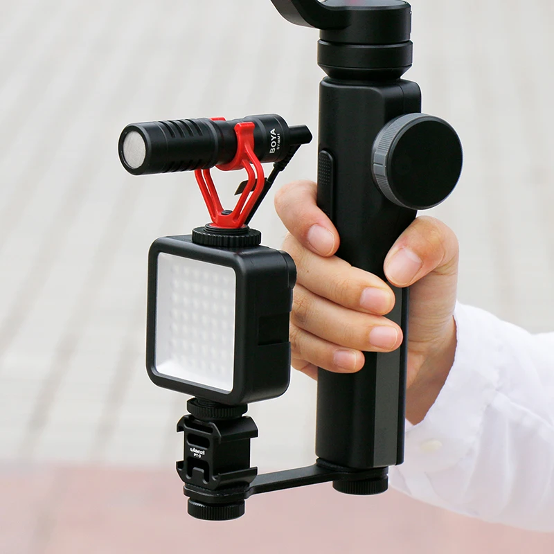 Штатив для смартфона Zhiyun Smooth 4 Q/DJI OM 4/OSMO Mobile 2/Feiyu Vimble 2 светодиодный